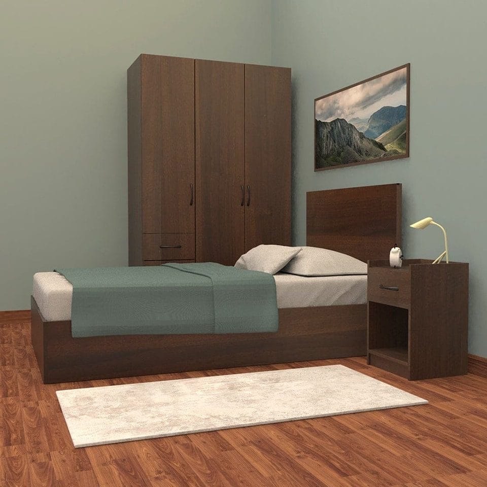 3-piece Modern bedroom set BF111