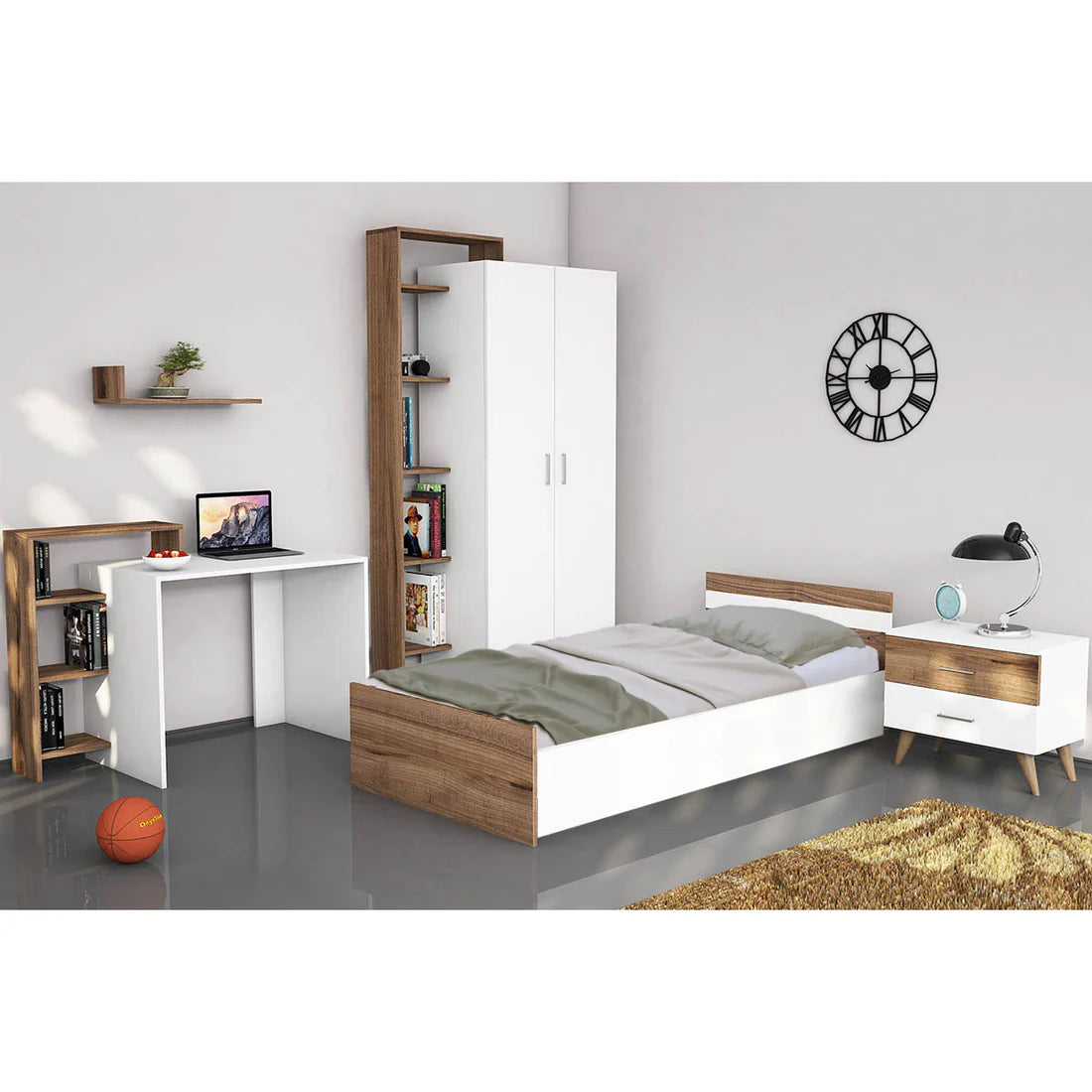 4-piece Modern bedroom set BF107
