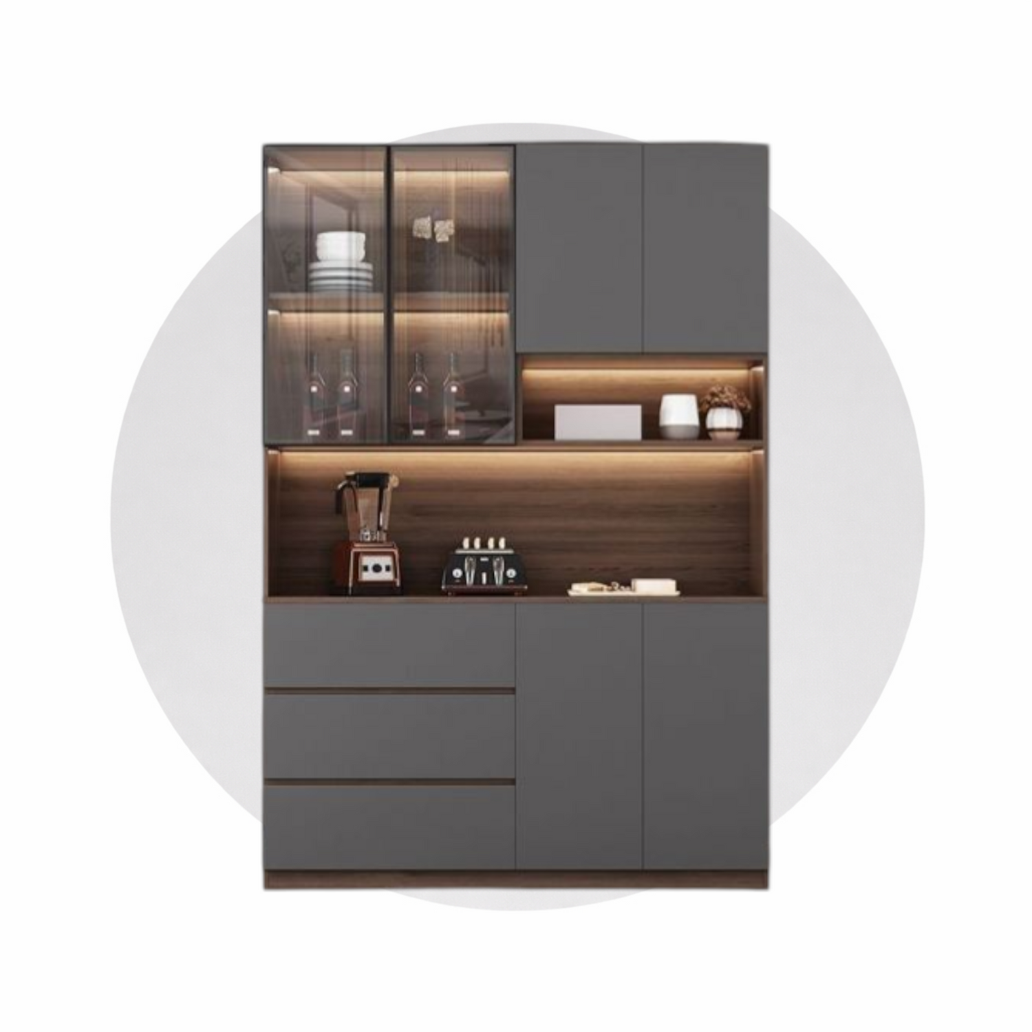 Kitchen storage units