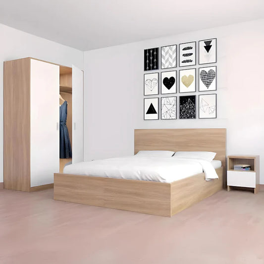 طقم غرفة نوم مودرن مكون من 3 قطع BF113