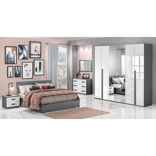 طقم غرفة نوم مودرن مكون من 5 قطع BF124