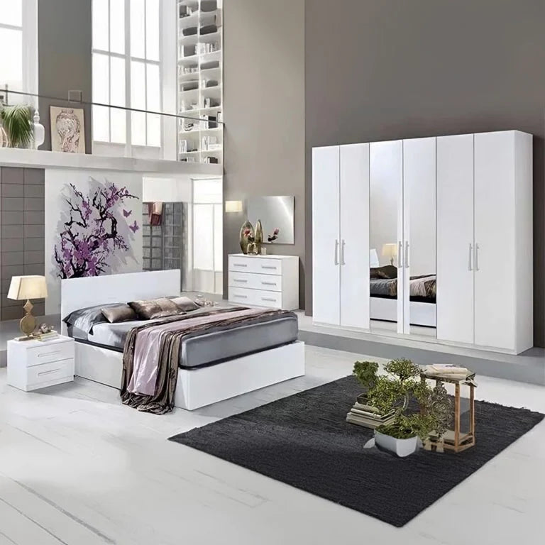 طقم غرفة نوم مودرن مكون من 5 قطع BF130