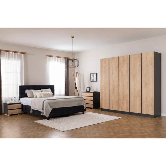 طقم غرفة نوم مودرن مكون من 5 قطع BF133