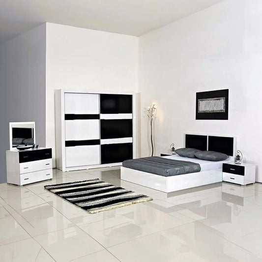 طقم غرفة نوم مودرن مكون من 5 قطع BF135