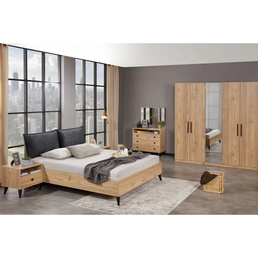 طقم غرفة نوم مودرن مكون من 5 قطع BF136