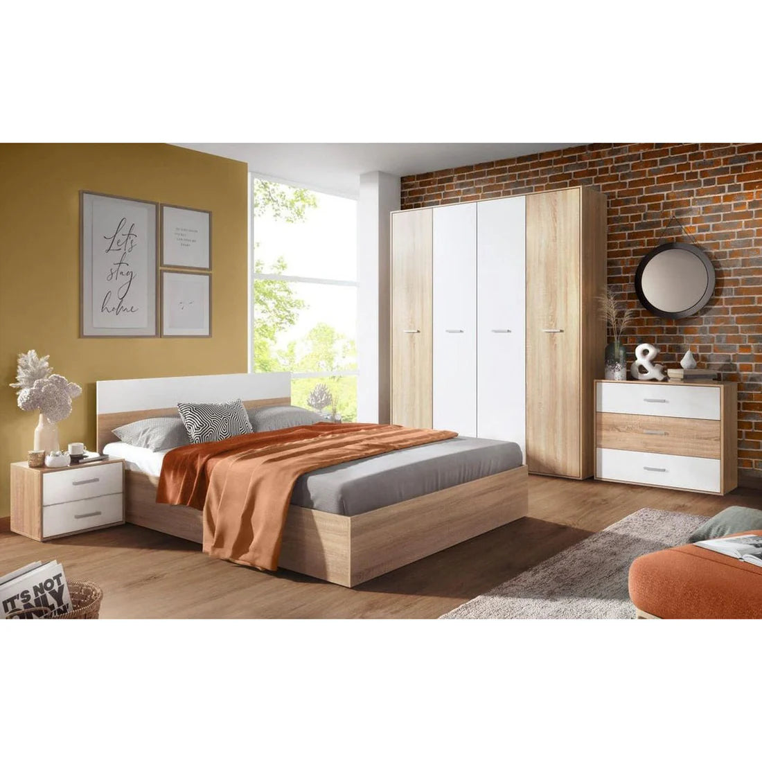 4-piece Modern bedroom set BF103