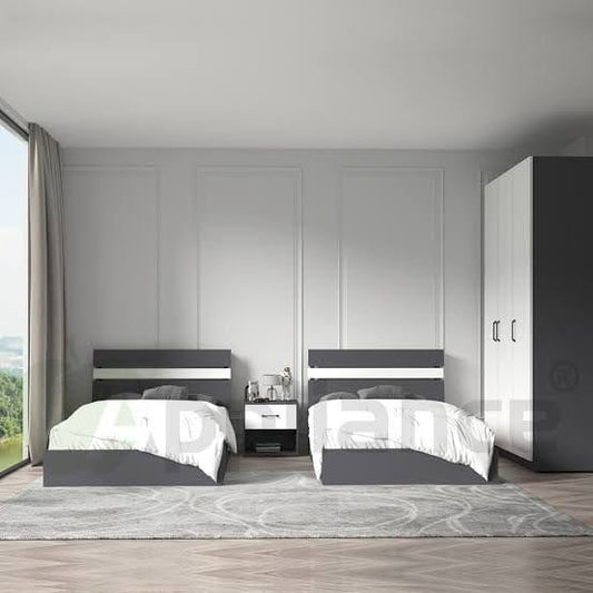 طقم غرفة نوم مودرن مكون من 4 قطع BF105